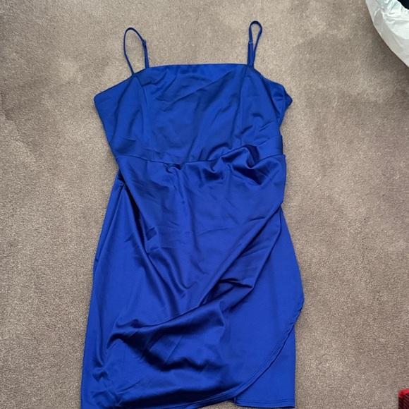 Emerald Sundae Royal Blue Mini Dress - Picture 1 of 2